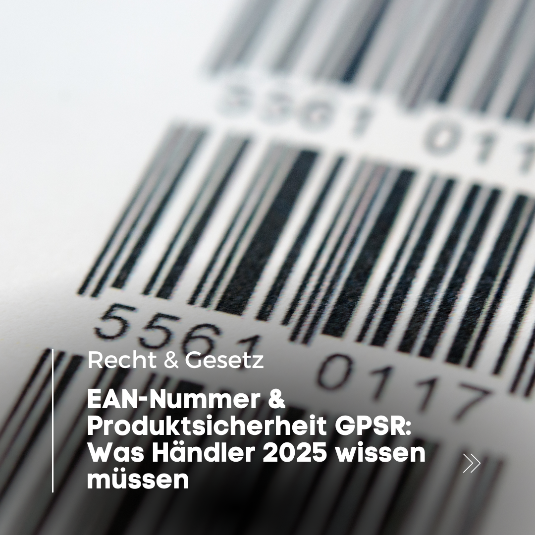 EAN-Nummer & Produktsicherheit GPSR